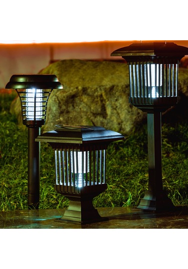 Singree Güneş Enerjili Sinek Öldürücü Lamba - Bahçe Ve Açık Alanlar İçin Yüksek Voltajlı Böcek Savar