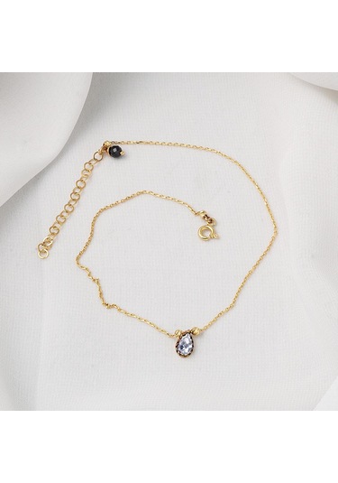 Damlataşlı 14 Ayar Altın Halhal 14NMHL02