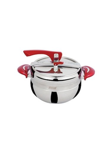 Fms 7 Litre Güveç Düdüklü Tencere Kırmızı Kırmızı