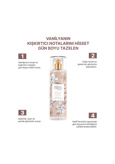 The Bath Factory Sweet Vanilla Vücut Spreyi 200 ML