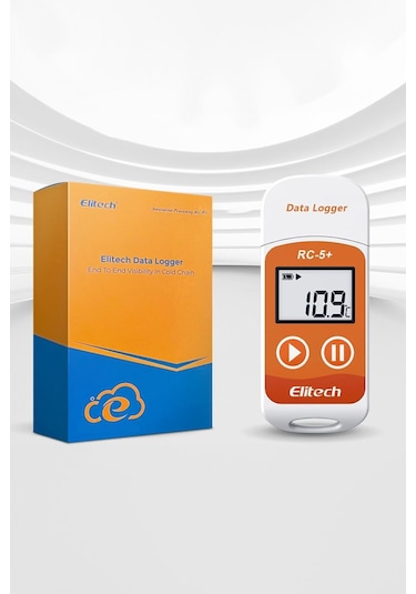 Elitech Plus Sıcaklık Kayıt Cihazı Datalogger Otomatik Pdf Rc-5+ Thr379