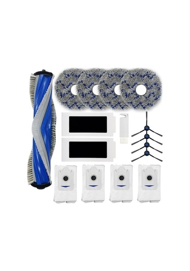 Flybuy Ecovacs Deebot T30s Robot Süpürge Yedek Parçaları Ana Yan Fırçalar Hepa Filtreler Paspas Pedleri Toz Torbaları