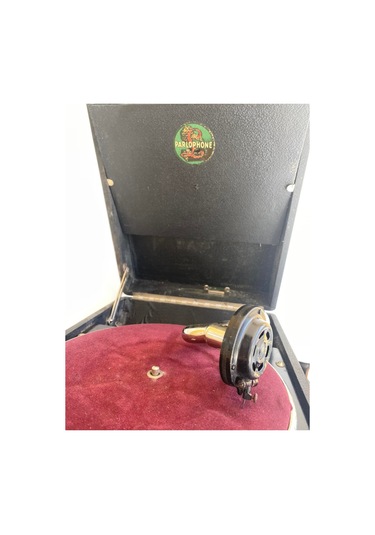 Parlophone Antika Çanta Gramofon 078