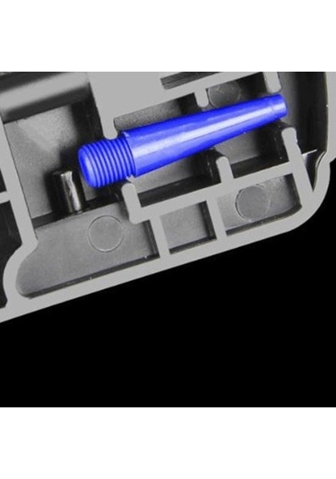 Siyah Kullanışlı Lastik Şişirme Pompası Yüksek Basınçlı Stabil Taban Şişirme