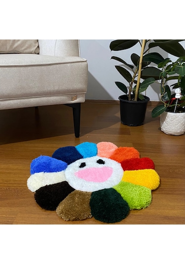 Kirbi Papatya Süs Halı