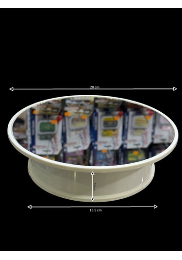 Aynalı 360 Derece Dönen Ürün Sunum Standı