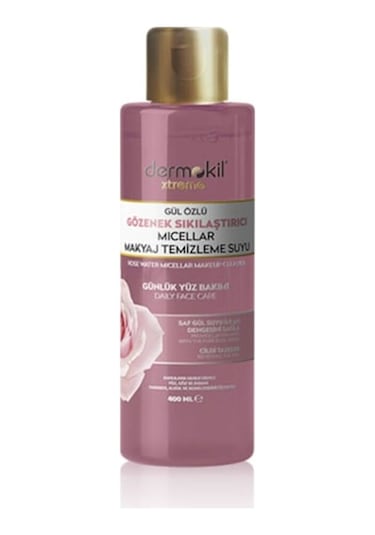 Dermokil Gül Özlü Gözenek Sıkılaştırıcı Makyaj Temizleme Suyu 400 ML