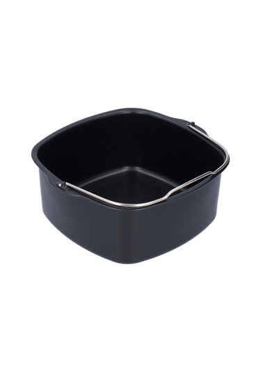 Shineyee 22cm Kare Kek Kalıbı - Hd9925/hd9860/hd9905/01 Hava Fritözü Aksesuarı, Yemek Grubu Demir, Yıkama Makinesine Uygun, Fırın Malzemesi Diğer