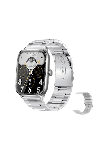 Teltree 1.9" Renkli Dokunmatik Ekranlı Akıllı Saat (İthalatçı Garantili) + Silikon Kordon