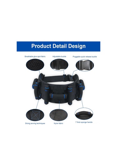 Yifomall Yaşlılar İçin Rehabilitasyon Yardımcı Bel Kemeri, 7 Sponge Kanca İle Çok Açıdan Tutuş, Kalın Dayanıklı Dış Katman, Kayma Önleyici İçi Kıvrımlı Bağ, Hızlı Bağlanıp Çıkar, Yürüyüşe Kolay Destek