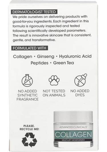 Advanced Clinicals Collagen Yüz Kremi 59ml