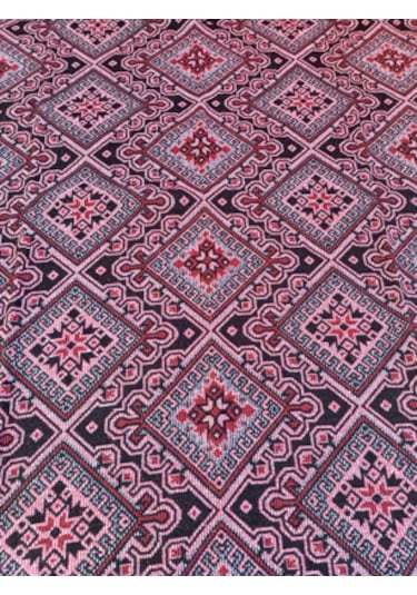 Uşak Dokuma Kilim 180x280cm Beyaz - Kırmızı