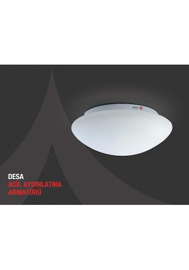Arsel Desa RLG-M Sensörlü + Batarya Acil Aydınlatma Armatürü Kesi