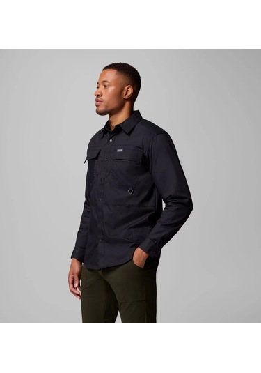 Columbia Am1594 Landroamer Twill Erkek Uzun Kollu Gömlek 2120581010 Siyah