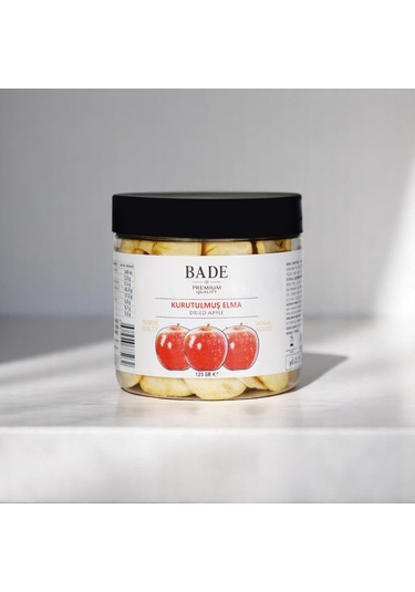 Elma Kuru Meyve Cipsi - Şekersiz Katkısız Doğal Sağlıklı Atıştırmalık 125 Gr. 125 G