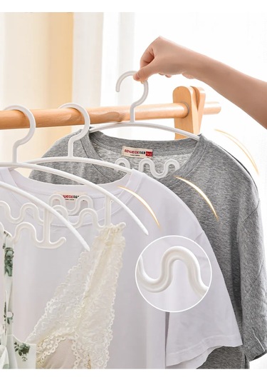 White Estate Home Kıyafet Askıları 303442512 Beyaz