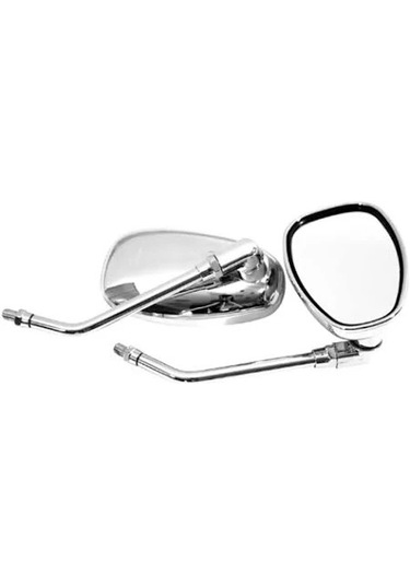 Motosiklet Ayna Tk Oval Nikel Renk
