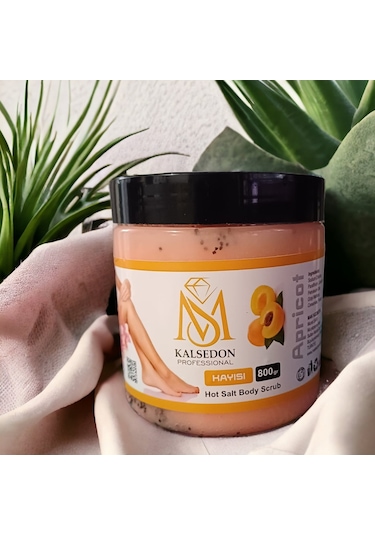 Ms Kalsedon Professoinal Kayısı Aromalı Vücut Peeling 800 G