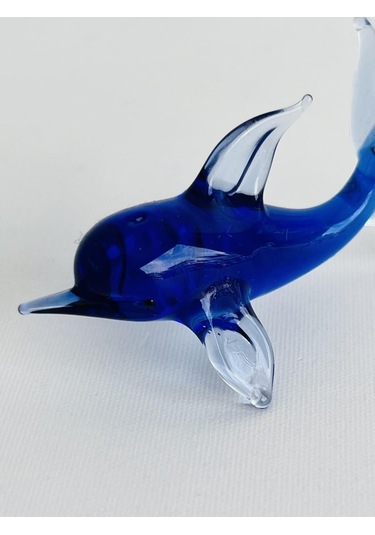 El Yapımı Murano Cam Yunus Biblo A05