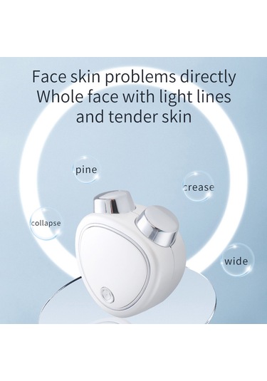 Qingmipy Mikroakım Yüz Gerdirme Ve Sıkılaştırma Cihazı - V Yüz Masaj Aleti İle Yüz Şekillendirme Pembe