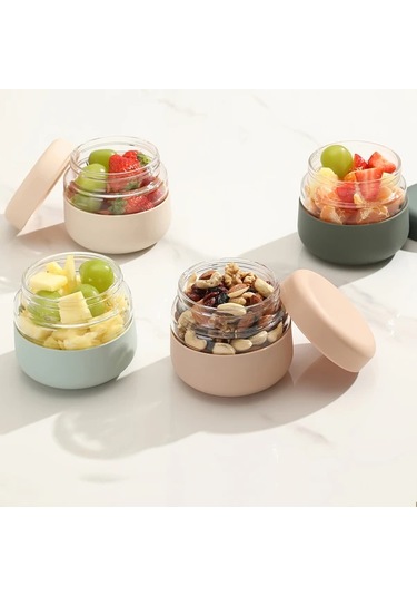 Willowhaven Siyah 16oz Borosilikat Cam Yemek Kabı Kapaklı Hava Geçirmez Mikrodalga Fırın Dayanıklı Siyah