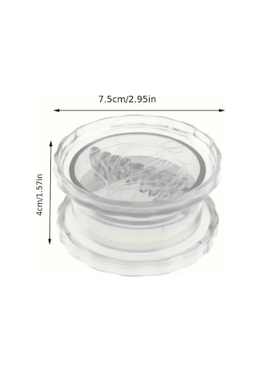 Primepickings Transparan Mavi Manuel Sarımsak Presi Doğrayıcı Plastik El Tipi Mutfak Masher Şeffaf Mavi