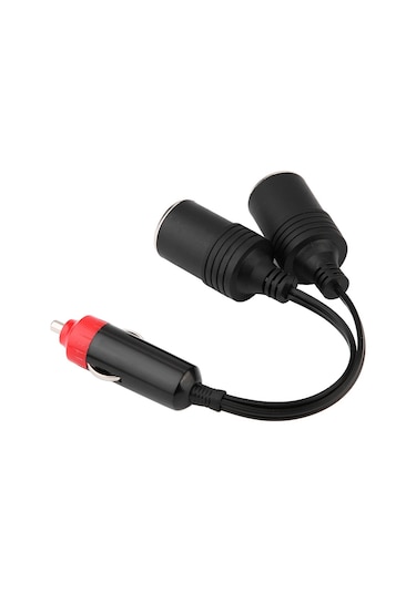 Geeroyoo Araç Sigara Çakmak Bölücü 2 Çıkışlı, 12-24v, 80w, Abs Kasa, Evrensel Uyumlu Araç, Kamyonet, Suv