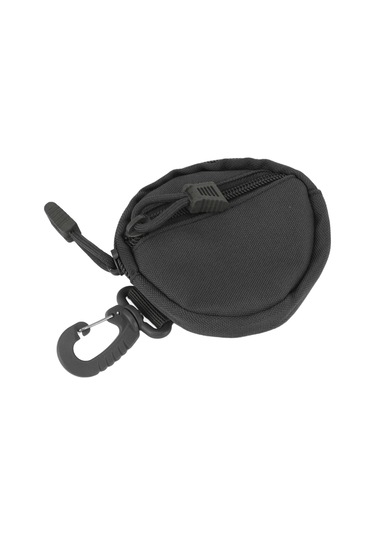 Hangfox Erkek Spor Tipi Kanvas Cüzdan, Çok Amaçlı Anahtar Kılıfı, Yüksek Kapasiteli, Düşme Engellli, Siyah Renk