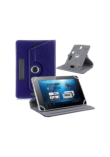 Prolysus Samsung Galaxy Uyumlu Tab A Sm-t587 Lte 10,1" Inç Kılıf Üniversal Dönerli Dönebilen Standlı Stand Olabilen Kapaklı Tablet Kılıfı