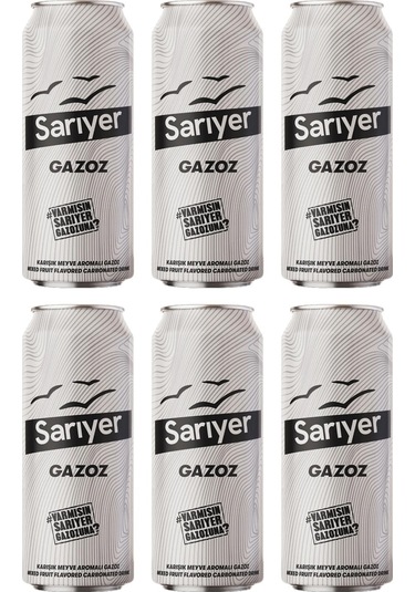 Sarıyer Gazoz Kutu 6 x 330 ML