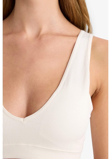 Defacto Çıkarılabilir Pedli Seamles Bra-fall İn Love C1642ax25auwt46 Beyaz