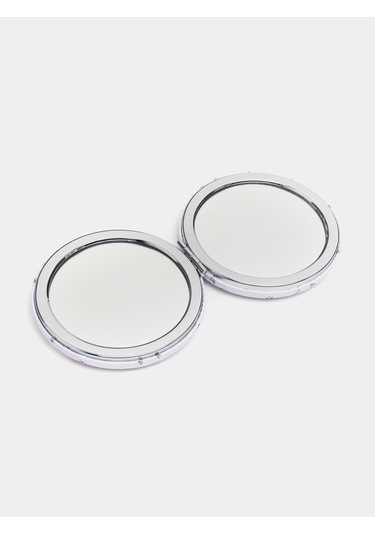 Gigi Panda Magic Yazılı Unicorn Tekboynuz Desenli Katlanır Yuvarlak Makyaj Aynası