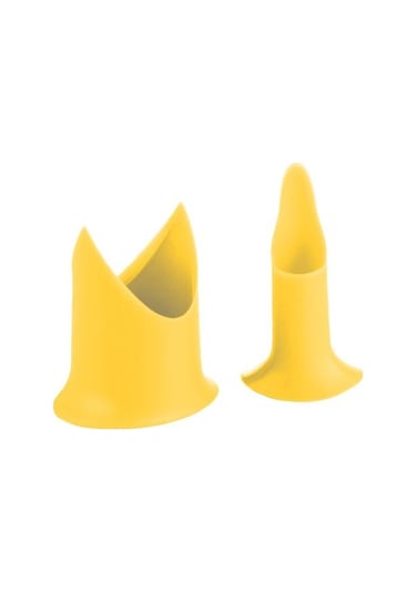 Sarı 2 Adet Biber Tartı Kolayca Temizlenen Deseed Aşınmaya Dayanıklı Kullanışlı Yeniden Kullanılabilir Domates Sökücü Hediye İçin