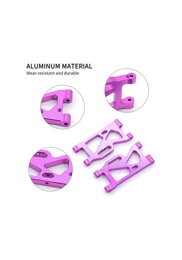 Suofeng Wltoys 1/14 144001 Rc Araç İçin Alüminyum Süspansiyon Kolları - Ön/arma Takımı