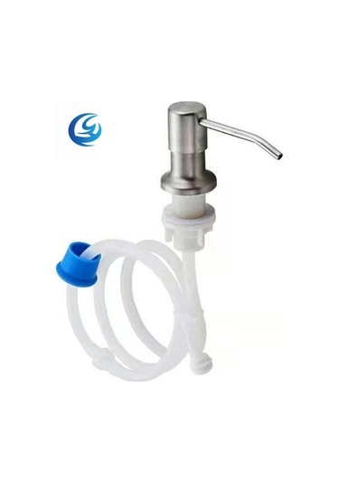 Dancemonkey Paslanmaz Çelik Bulaşık Sabunluk 1.2m Silikon Hortum + Fırçalı Pompa Başlığı Ev İçi Çok Renkli Çok Renkli