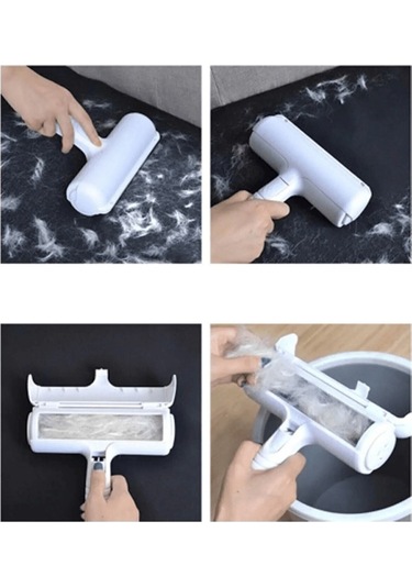 Pribor Hazneli Tüy Temizleyici Gırgır Kıl Toz Toplayıcı Kedi Ve Köpek Tüy Temizleyici