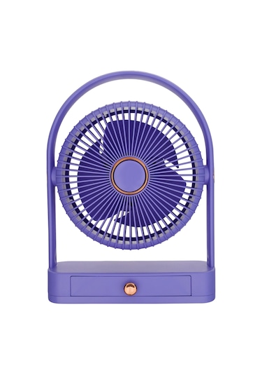 Wexta Ys2235 Taşınabilir Masaüstü Mor Usb Fan