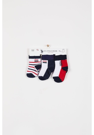 U.S. Polo Assn. U.S Polo Erkek Bebek Çorap USB966 Lacivert