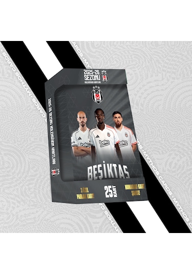 Beşiktaş 2025-26 Sezon Kartları - Metal Kutu