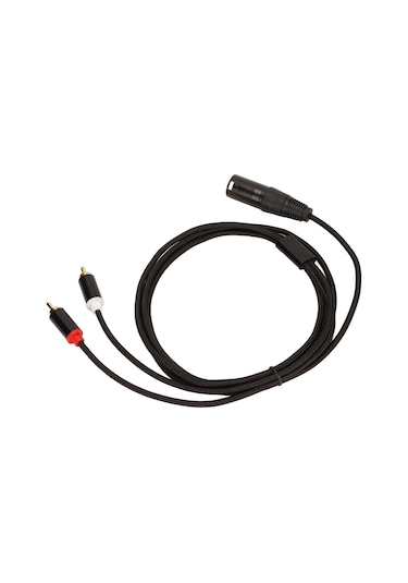 Kangvka Xlr Erkekden 2 Rca Y Bölücü Kablo, Tek Yönlü Ses Dağıtımı, 2m, Ofc İletken, Hi-fi Ses Kalitesi, Mikser/amplye Uyumlu
