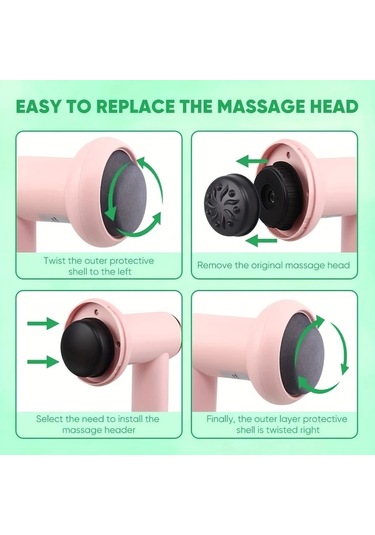 Pembe Unisex Elektrikli Masaj Aleti, Masaj Başlığı, Çoklu Değiştirilebilir Başlıklar, Tam Vücut Masaj Aleti, Çok Fonksiyonlu El Tipi Elektrikli Masaj Aleti, Usb Şarj, Noel Hediyesi Pembe Pembe Unisex Elektrikli Masaj Aleti, Masaj Başlığı, Çoklu Değiştirilebilir Başlıklar, Tam Vücut Masaj Aleti, Çok Fonksiyonlu El Tipi Elektrikli Masaj Aleti, Usb Şarj, Noel Hediyesi Pembe