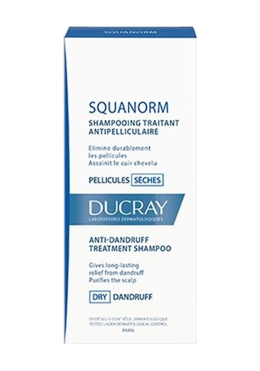 Ducray Squanorm Dry Kuru Saçlar için Kepek Şampuanı 200 ML