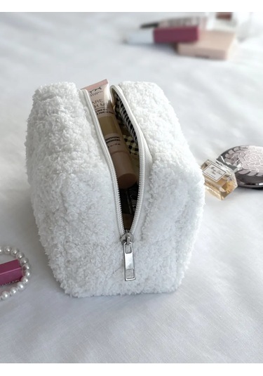 Gresna Plüş Yumuşak Makyaj Çantası 314093551