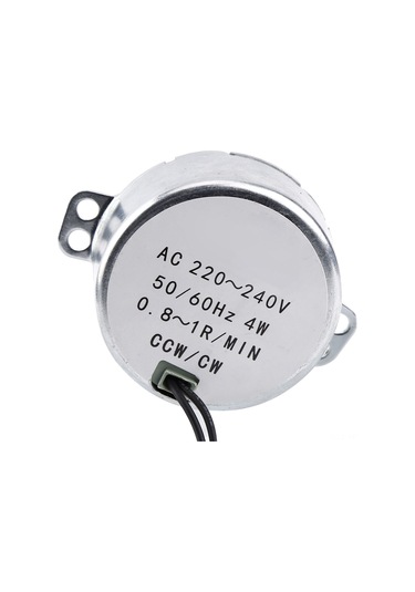 Vkemall Permanent Manyetik Senkron Motor, Düşük Tüketimli, Yüksek Torklu, Ac 220-240v, 4w, 2.5-3 Rpm, Fan, Isıtıcı, Jilet Rafları İçin