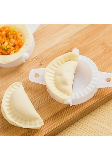 Ams Net 3lü Çiğ Börek Kurabiye Hamur İşi Ravioli Kesme Kalıbı Aparatı Sarı