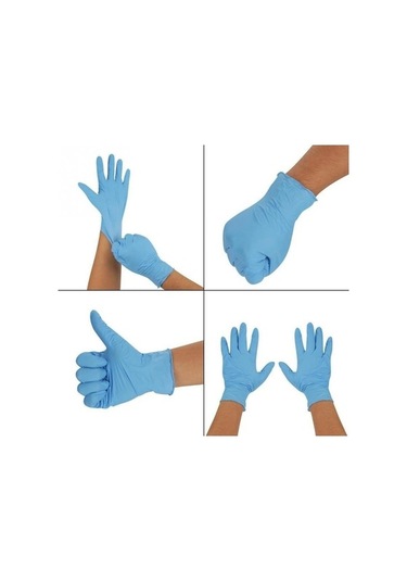 Trendooze Şeffaf 100 Adet Nitril Eldiven, Mutfak Ve Sanat Eldiveni, Boyutu S/m/l/xl