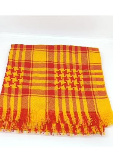 Artworkanatolia Puş 100 CM Sarı - Kırmızı Sarı