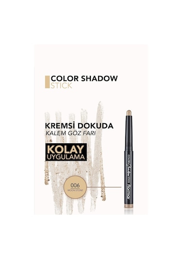 Flormar Color Shadow Asansörlü Kalem Far 006 Moonstone - 8682536039468
