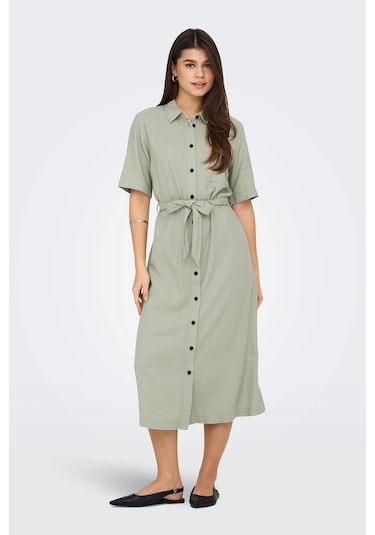 Only Bayan Elbise 15338884 Açık Yeşil Açık Yeşil