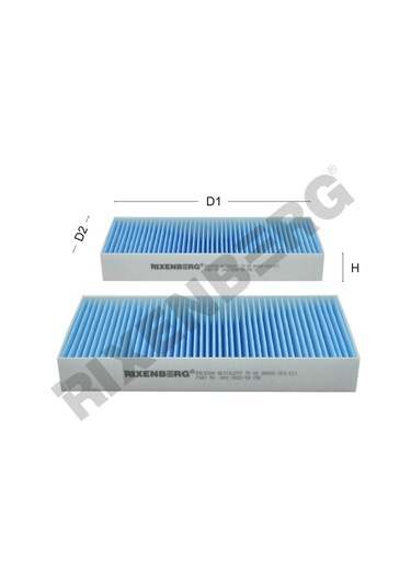 Honda Cıvıc Vıı 2001-2005 Polen Filtre Rxc6326 80292-sca-e11 Cu2327-2 La122/s E1906lı-2